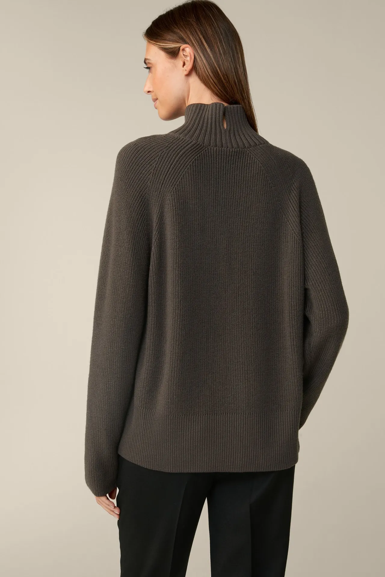 Merino-Strick-Rollkragen-Pullover In*Windsor Sale