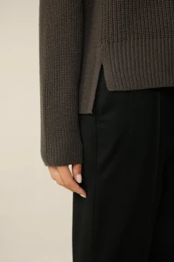 Merino-Strick-Rollkragen-Pullover In*Windsor Sale