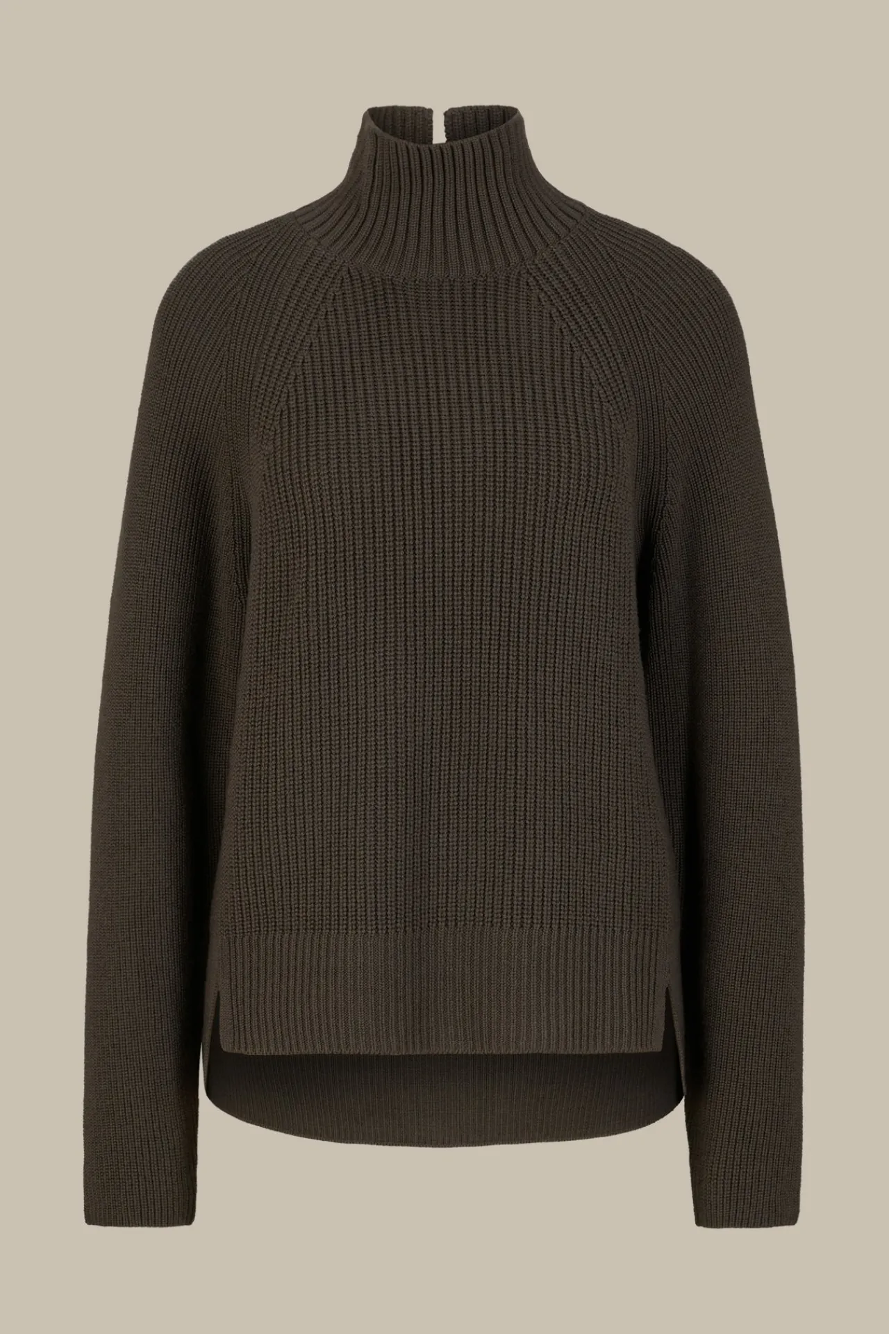 Merino-Strick-Rollkragen-Pullover In*Windsor Sale