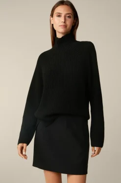 Merino-Strick-Rollkragen-Pullover In*Windsor New