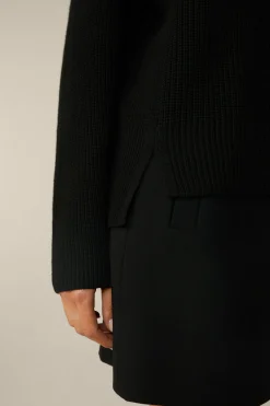 Merino-Strick-Rollkragen-Pullover In*Windsor New