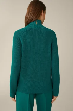 Merino-Strick-Rollkragen-Pullover In*Windsor Clearance