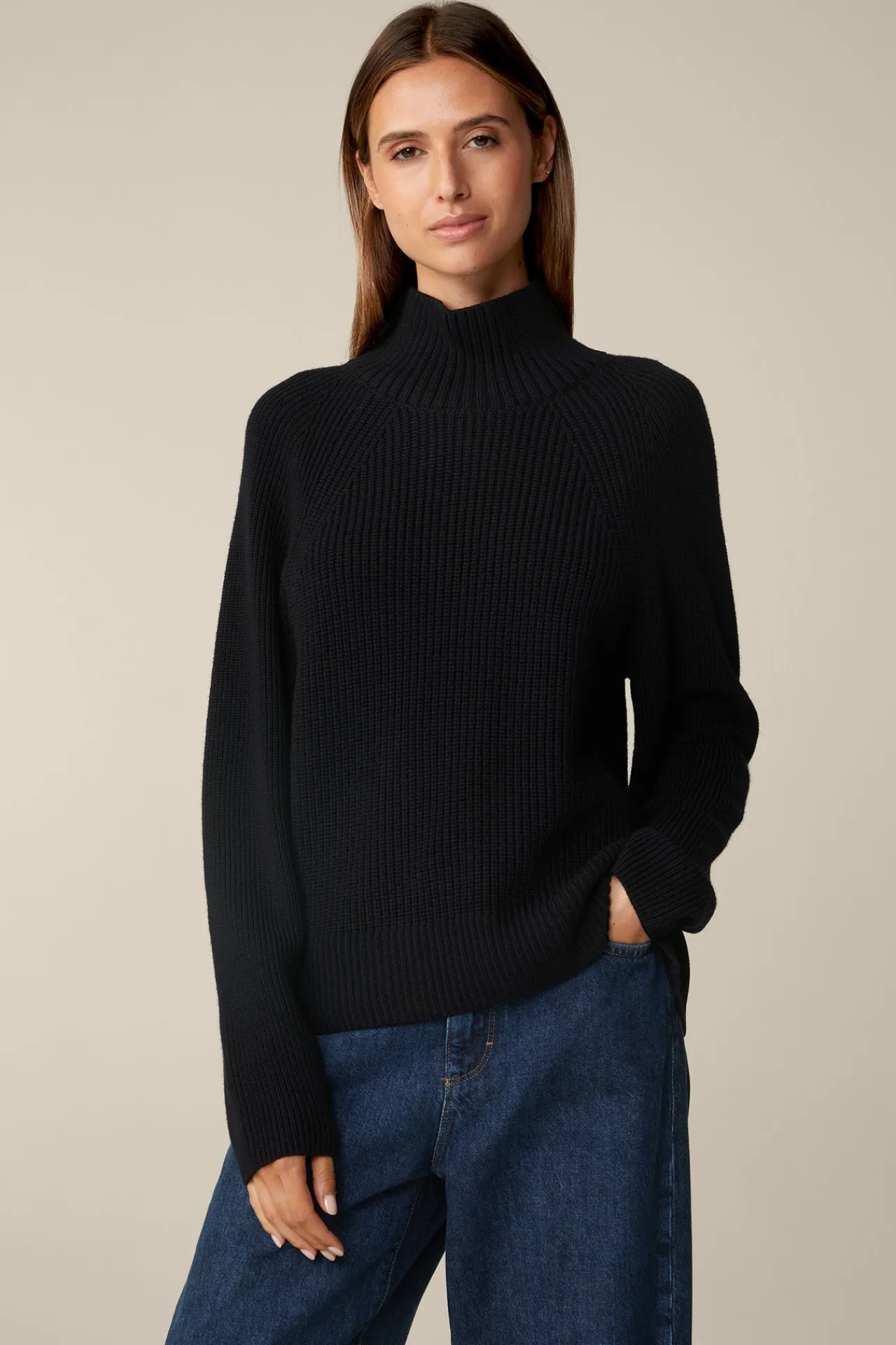 Merino-Strick-Rollkragen-Pullover In*Windsor Online