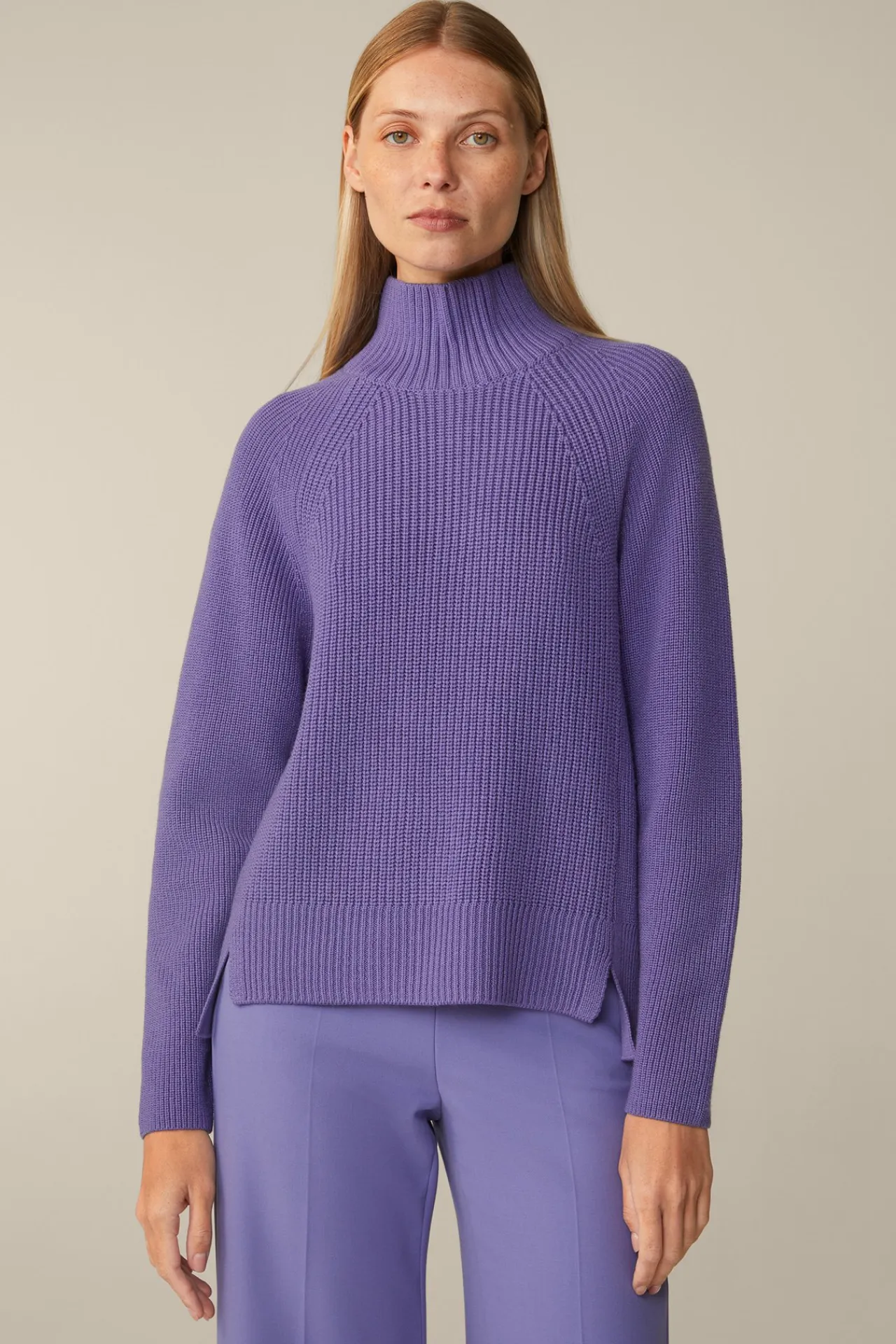 Merino-Strick-Rollkragen-Pullover In*Windsor Fashion