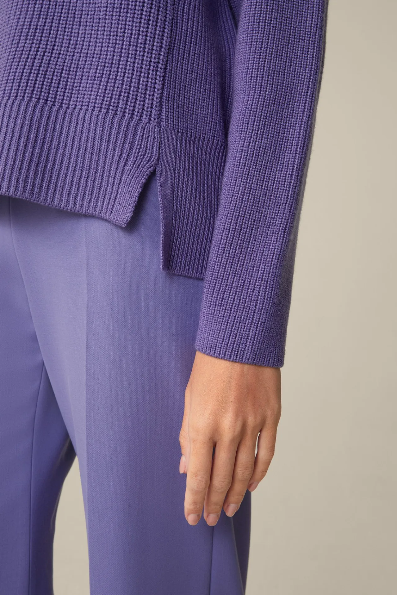 Merino-Strick-Rollkragen-Pullover In*Windsor Fashion