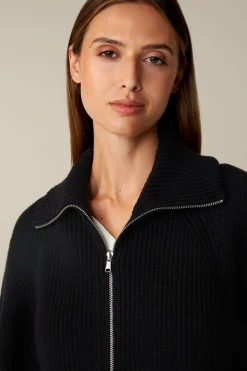 Merino-Strick-Zip-Cardigan In*Windsor Sale