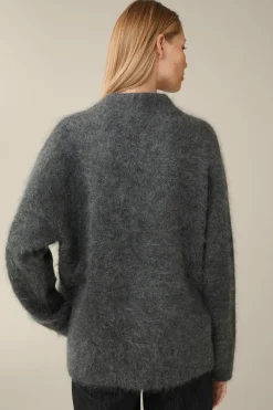Mohair-Wollmix-Stehkragen-Pullover In*Windsor Sale