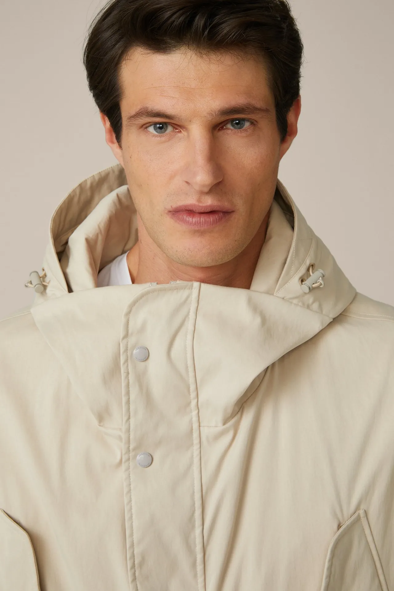 Nylon-Parka Bosa Mit Kapuze In Beige*Windsor Fashion