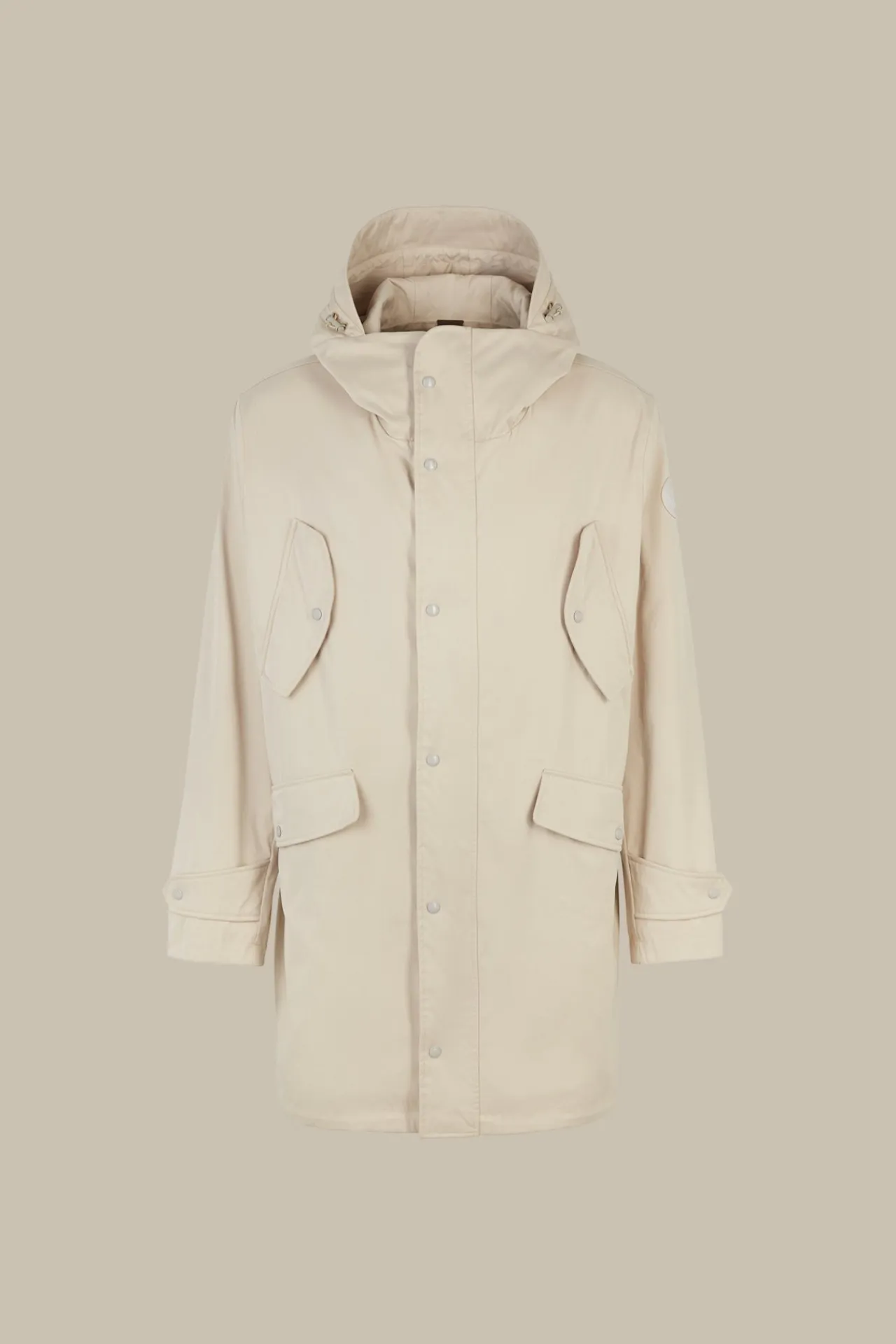 Nylon-Parka Bosa Mit Kapuze In Beige*Windsor Fashion