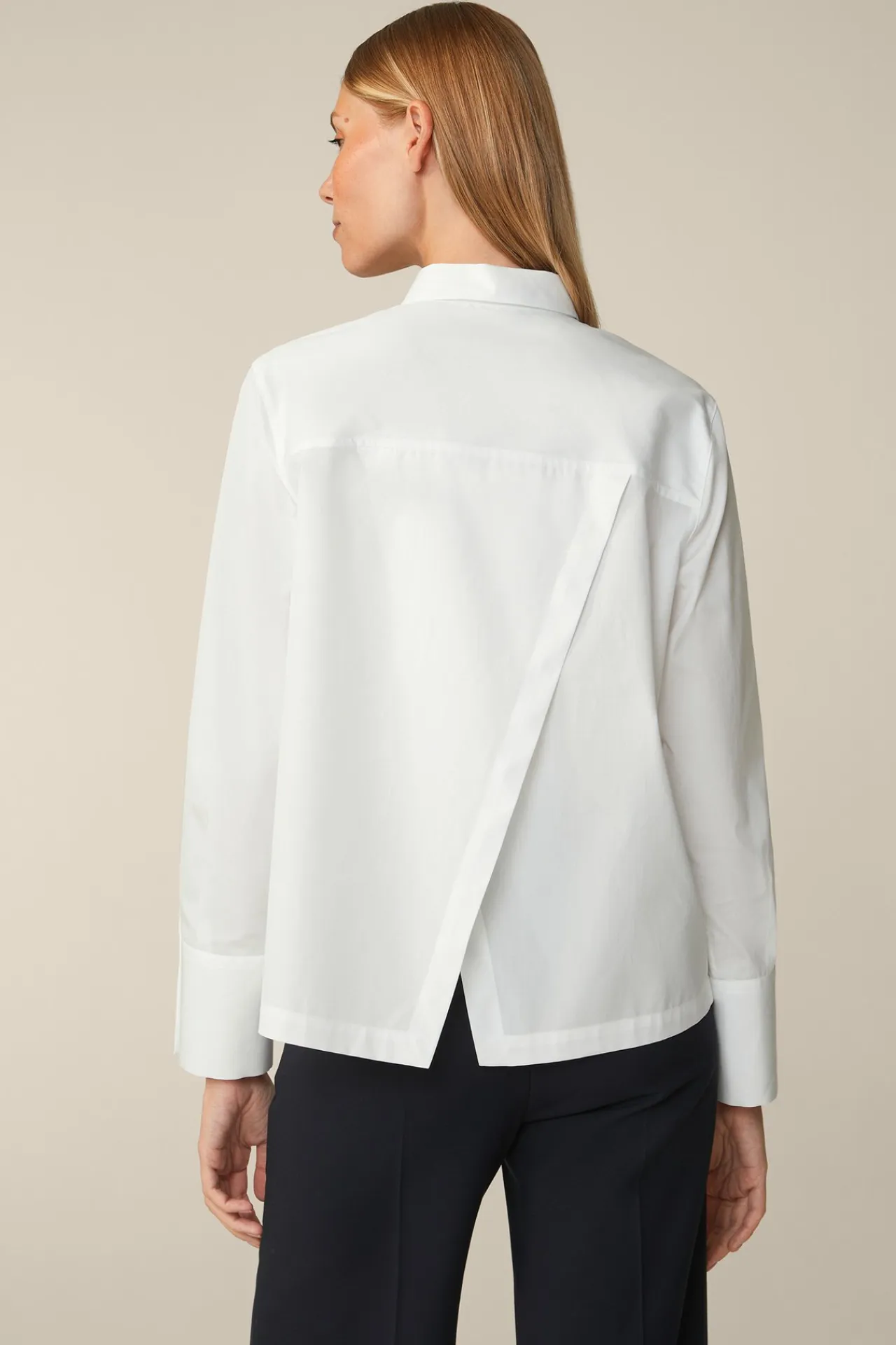 Popeline-Baumwoll-Hemd-Bluse In*Windsor Discount