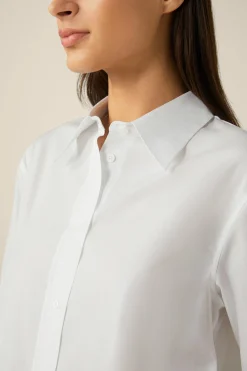 Popeline-Baumwoll-Hemd-Bluse In*Windsor Clearance