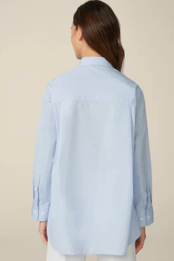 Popeline-Baumwoll-Hemdbluse In*Windsor Clearance
