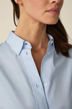 Popeline-Baumwoll-Hemdbluse In*Windsor Clearance