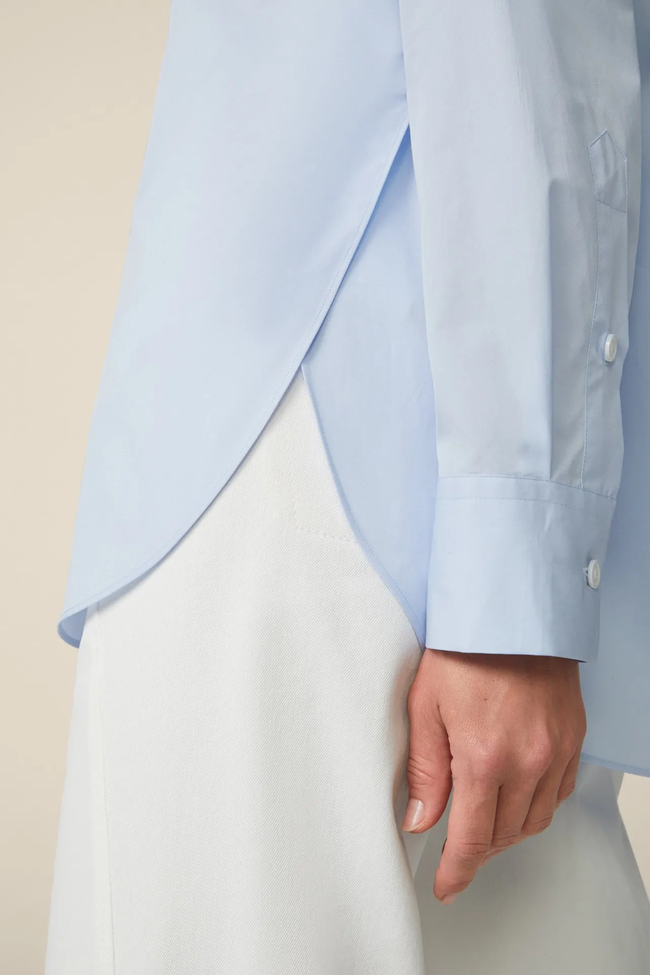 Popeline-Baumwoll-Hemdbluse In*Windsor Clearance