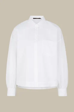 Popeline-Baumwoll-Oversize-Hemd-Bluse In*Windsor Fashion