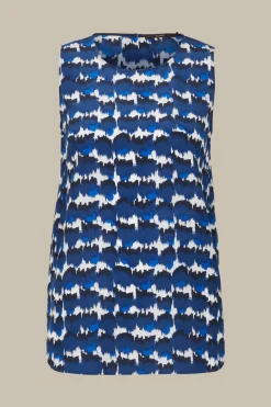 Print-Blusen-Top Mit Seide In*Windsor Discount