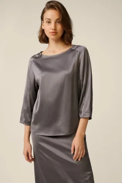 Satin-Bluse In*Windsor Hot
