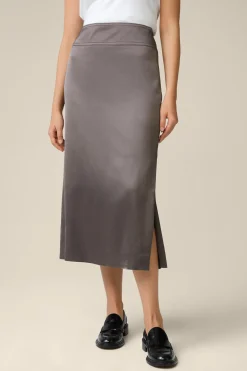 Satin-Midi-Rock In*Windsor Fashion