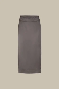 Satin-Midi-Rock In*Windsor Fashion