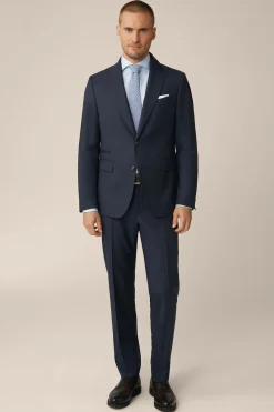 Schurwoll-Anzug Sono Bene Mit Stretch In Gemustert*Windsor New