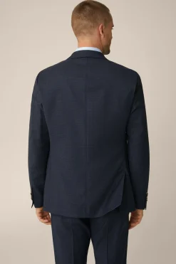 Schurwoll-Anzug Sono Bene Mit Stretch In Gemustert*Windsor New