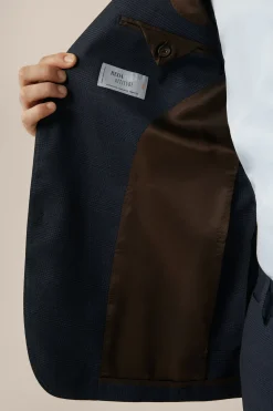 Schurwoll-Anzug Sono Bene Mit Stretch In Gemustert*Windsor New