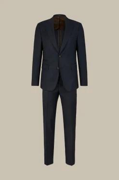 Schurwoll-Anzug Sono Bene Mit Stretch In Gemustert*Windsor New