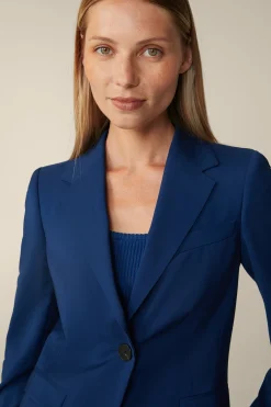 Schurwoll-Blazer Mit Pagodenschulter In*Windsor Sale