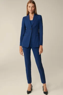 Schurwoll-Blazer Mit Pagodenschulter In*Windsor Sale