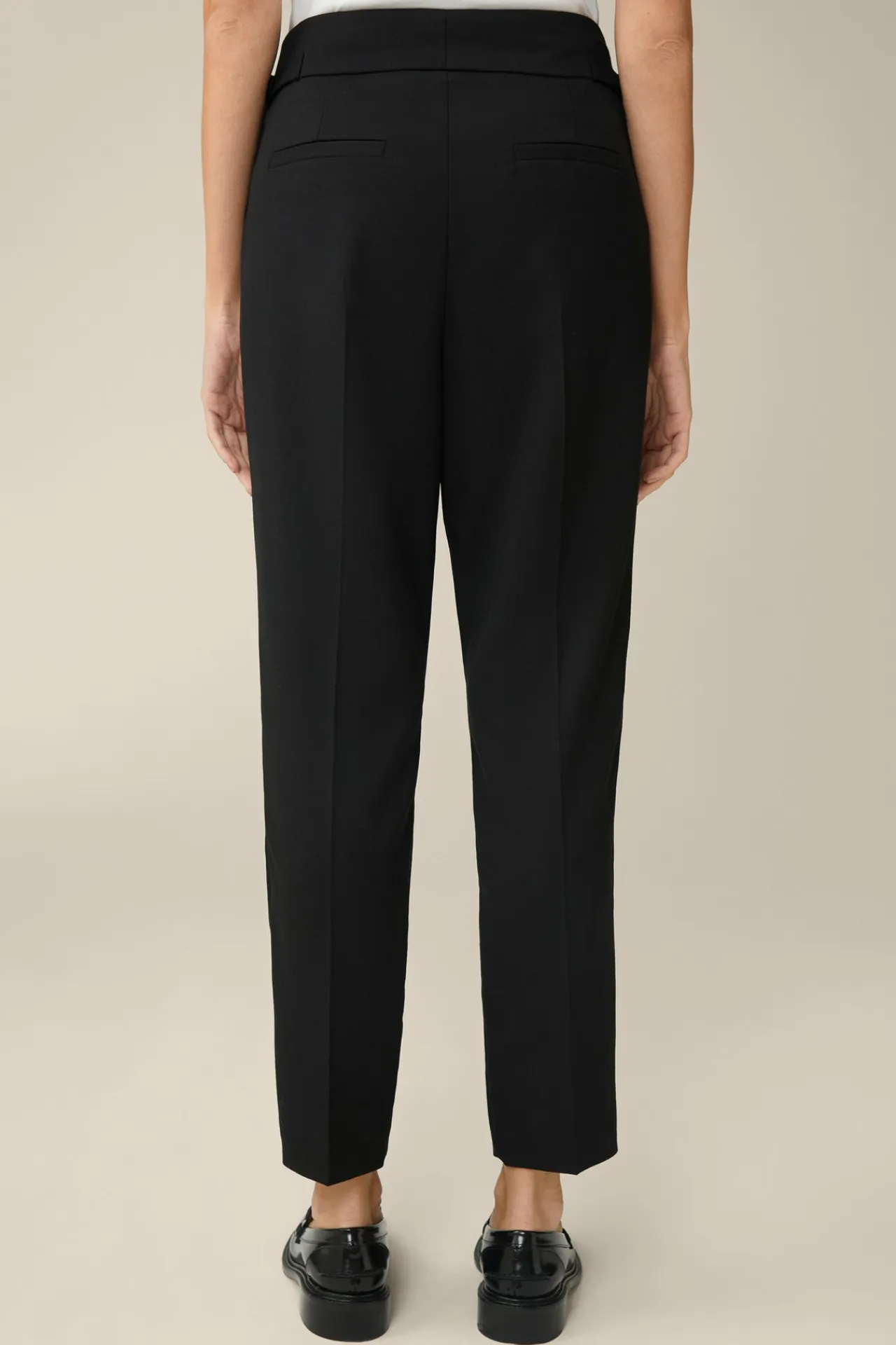 Schurwoll-Bundfalten-Hose In*Windsor New