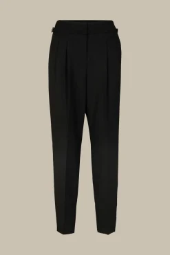 Schurwoll-Bundfalten-Hose In*Windsor New