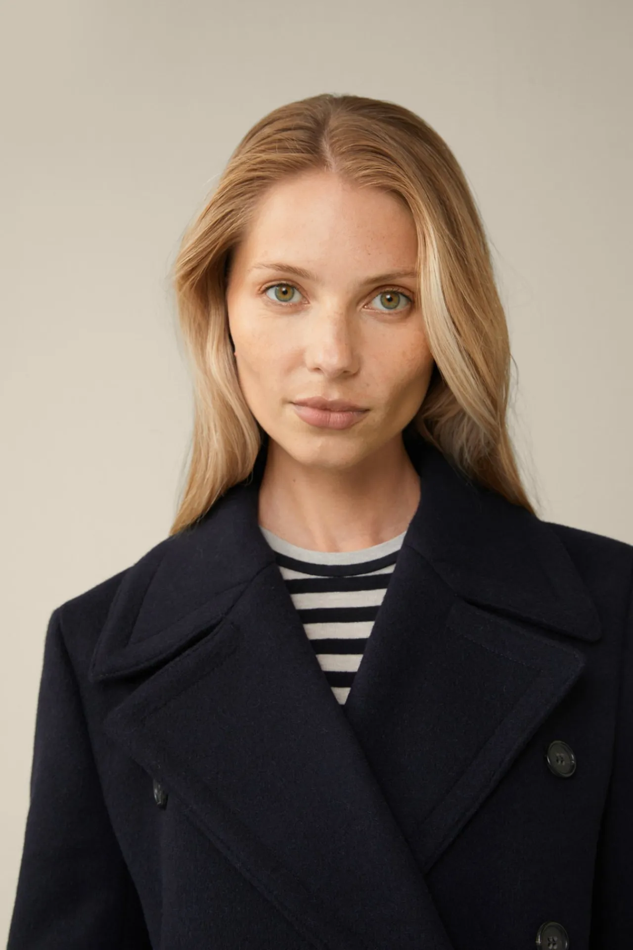 Schurwoll-Caban-Mantel Mit Cashmere In*Windsor Online