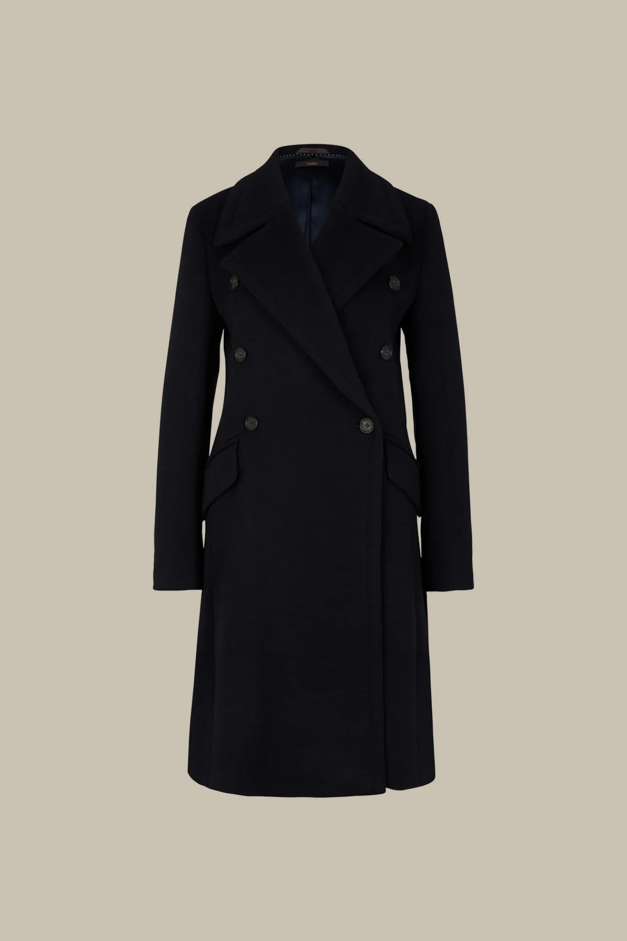 Schurwoll-Caban-Mantel Mit Cashmere In*Windsor Online