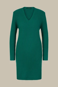 Schurwoll-Cashmeremix-Ripp-Strick-Kleid In*Windsor Best