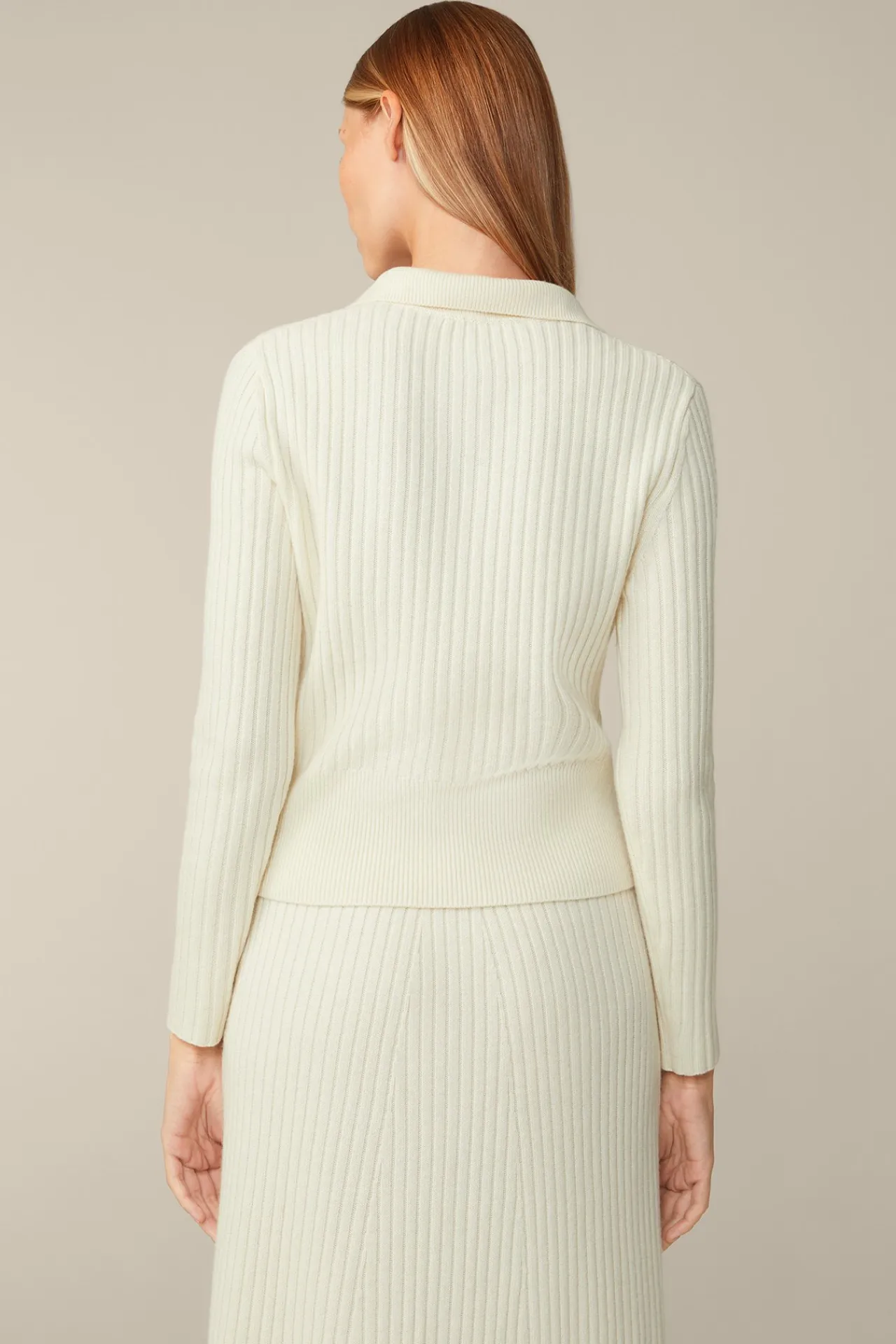 Schurwoll-Cashmeremix-Ripp-Strick-Pullover In*Windsor Best