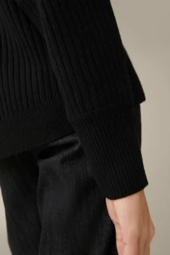 Schurwoll-Cashmeremix-Ripp-Strick-Pullover In*Windsor Sale