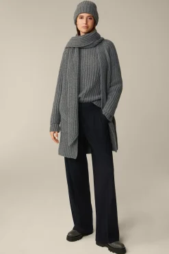 Schurwoll-Cashmeremix-Stehkragen-Pullover In*Windsor Fashion