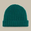 Schurwoll-Cashmere Mutze In Smaragd*Windsor Sale