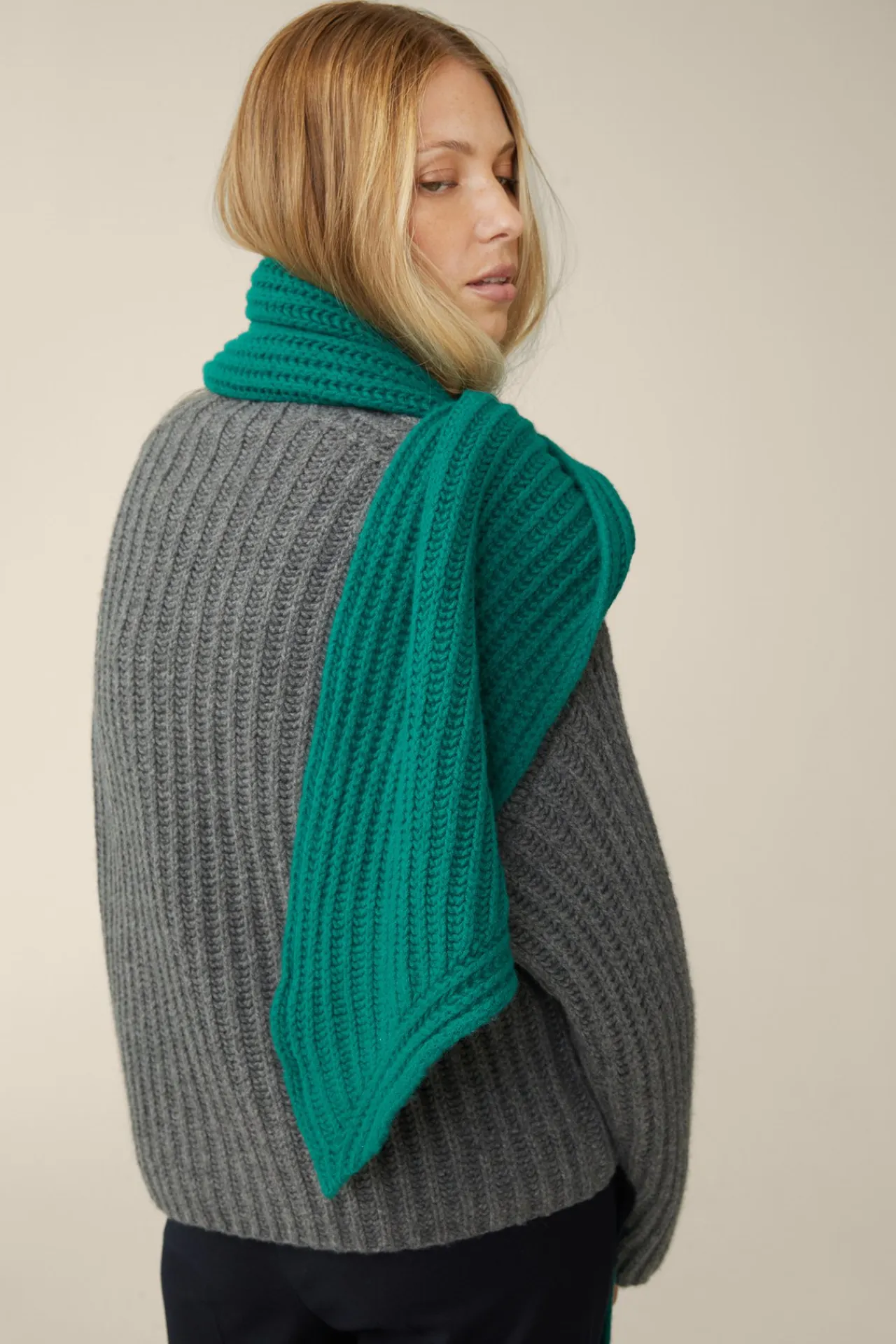 Schurwoll-Cashmere-Schal In Smaragd*Windsor Online