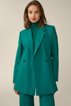 Schurwoll-Doppelreiher-Blazer In*Windsor Discount