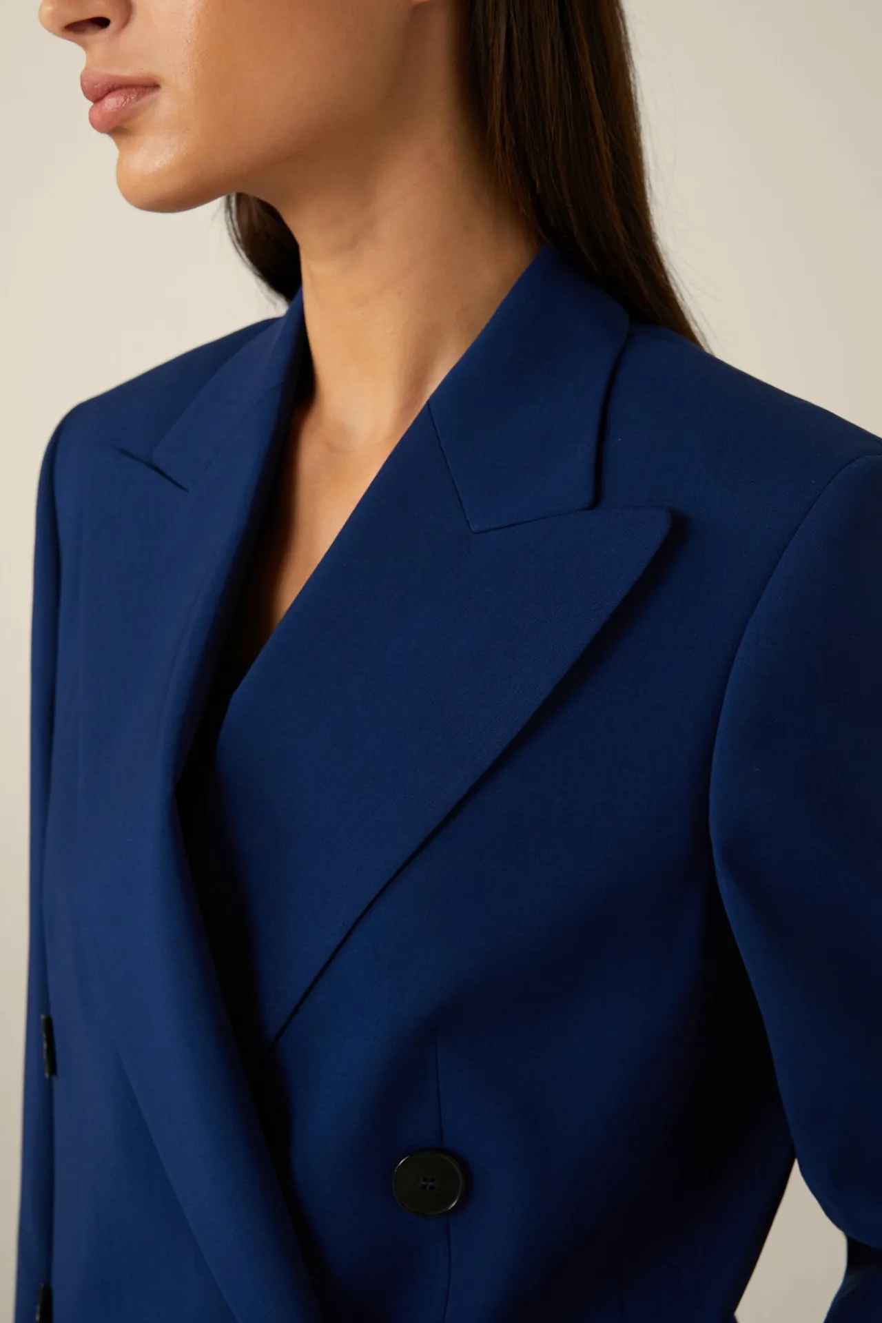 Schurwoll-Doppelreiher-Blazer In*Windsor Discount