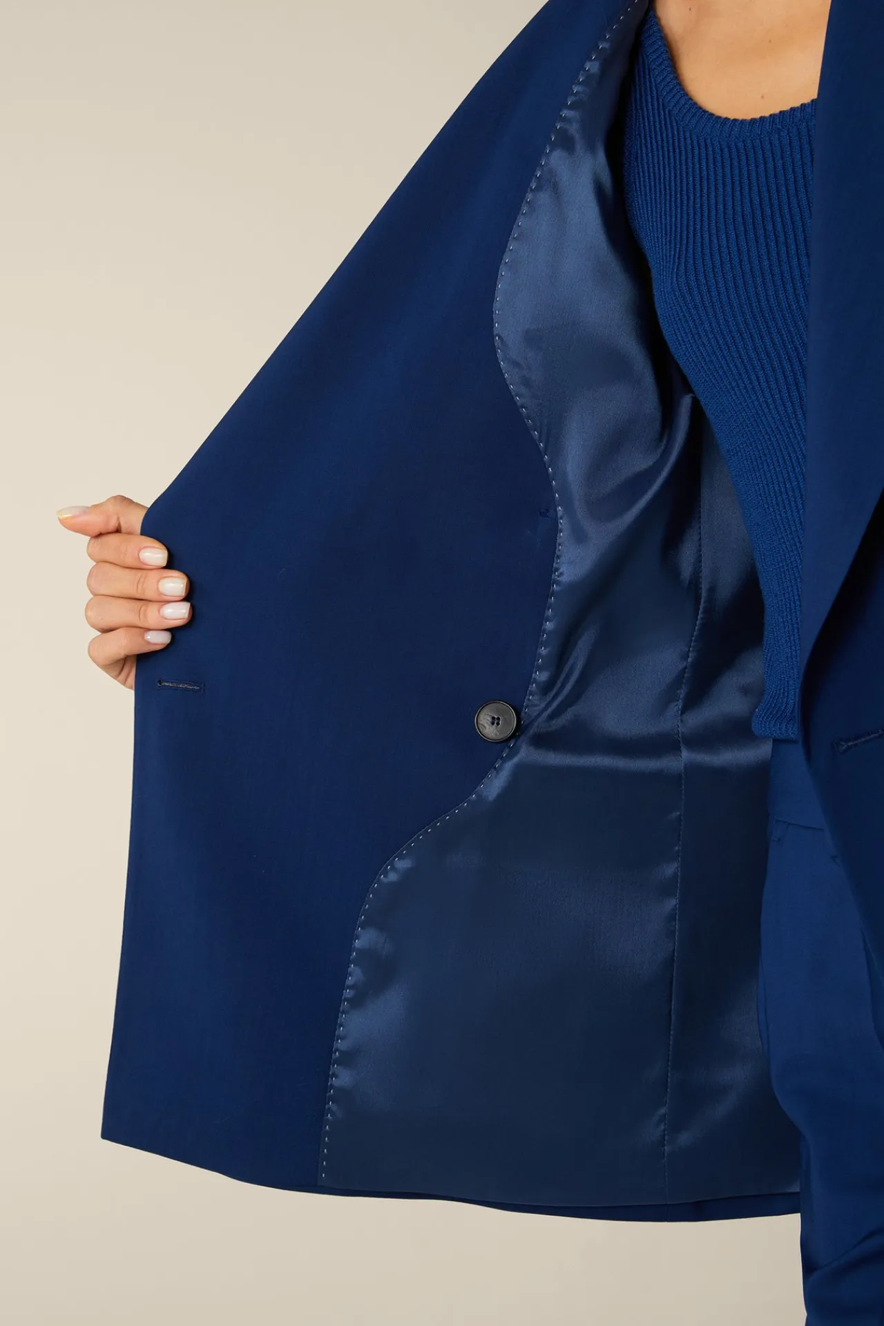 Schurwoll-Doppelreiher-Blazer In*Windsor Discount