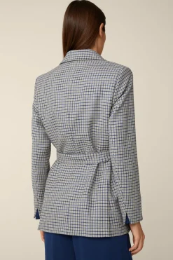 Schurwoll-Long-Blazer Mit Gürtel In*Windsor Best
