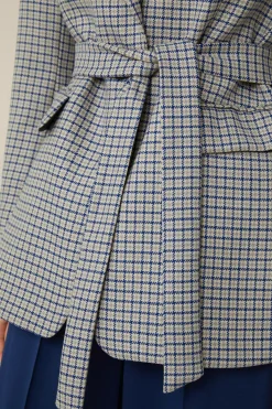 Schurwoll-Long-Blazer Mit Gürtel In*Windsor Best