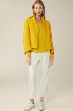 Schurwollmix-Cape-Jacke Mit Struktur In*Windsor Hot
