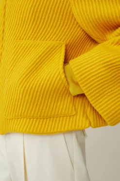 Schurwollmix-Cape-Jacke Mit Struktur In*Windsor Hot