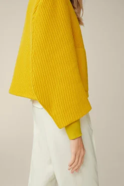 Schurwollmix-Cape-Jacke Mit Struktur In*Windsor Hot