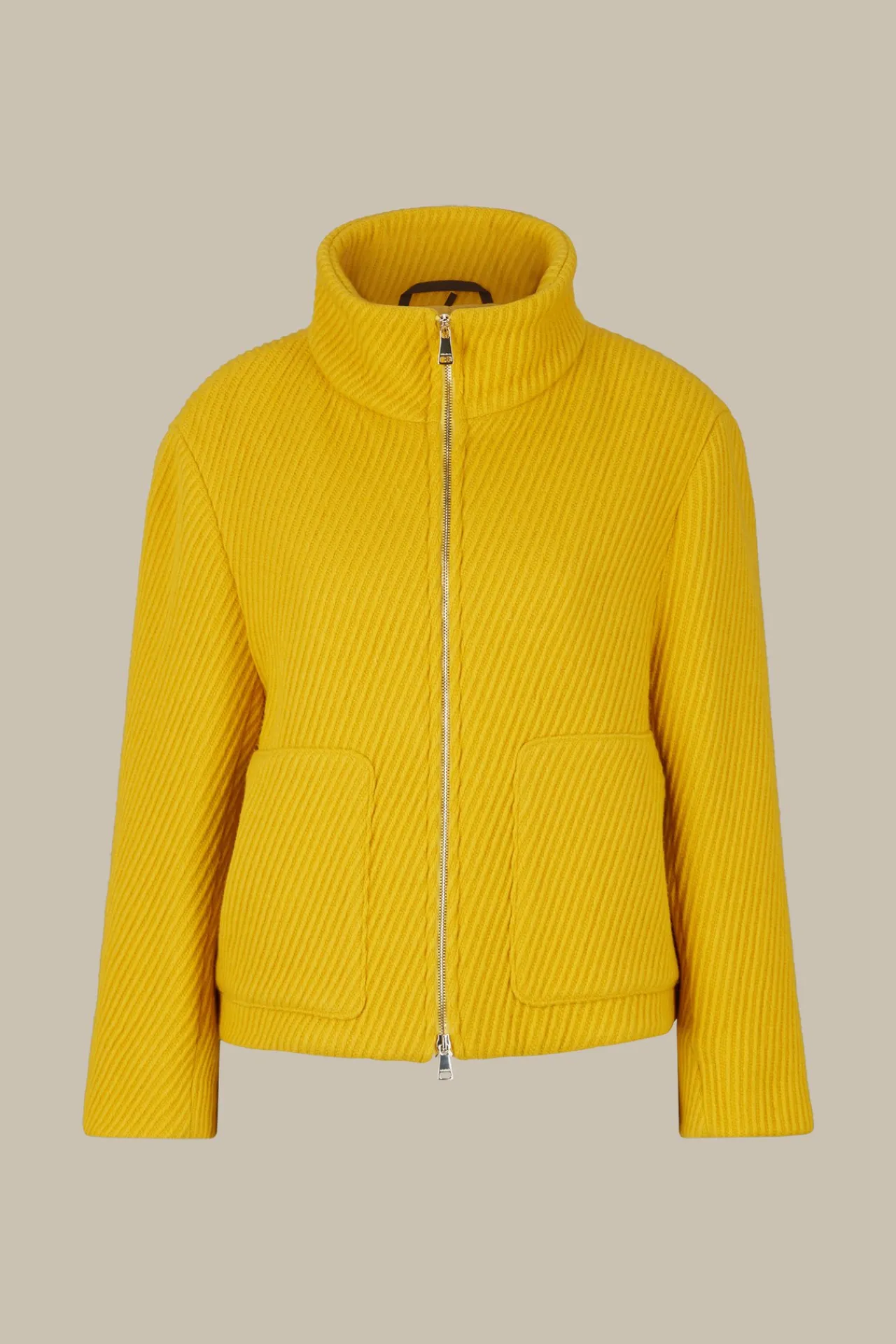 Schurwollmix-Cape-Jacke Mit Struktur In*Windsor Hot