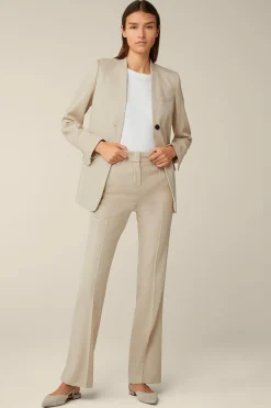 Schurwollmix-Twill-Marlene-Hose In*Windsor Outlet