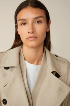 Schurwollmix-Twill-Trenchcoat In*Windsor Outlet